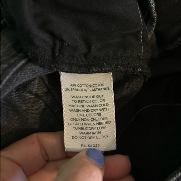 Banana‎ Republic Womens Sz 28 Light Black Skinny Jeans Slight distressing in pic - Picture 7 of 10